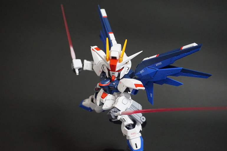 Painted Build : SDCS FREEDOM GUNDAM + CS FRAME by yoh0919