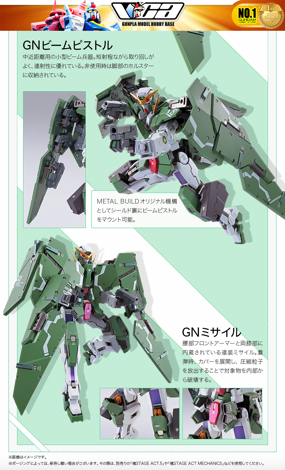 Premium Bandai® Premium Diecast Action Collectibles METAL BUILD GUNDAM DYNAMES & DEVISE DYNAMES