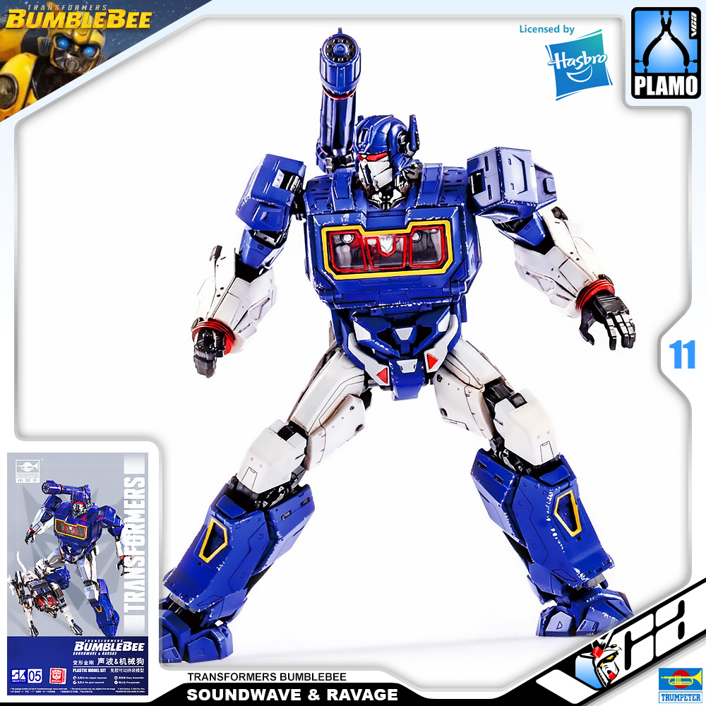 Trumpeter® Transformers Plastic Model Kits Series SOUNDWAVE & RAVAGE TRANSFORMERS BUMBLEBEE