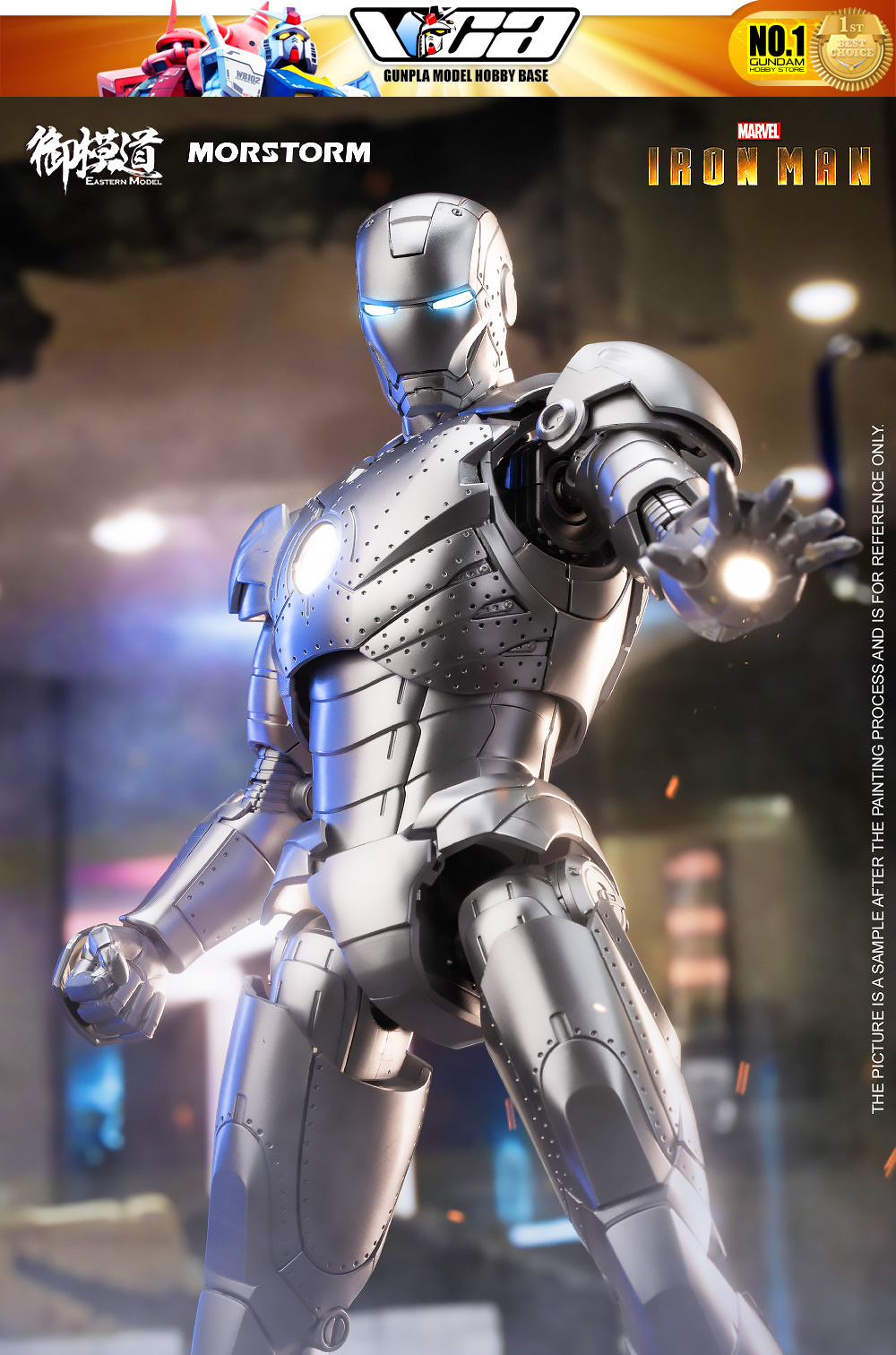 Eastern Model® x Morstorm Plastic Model Kits Series IRON MAN MARK 3 DELUXE