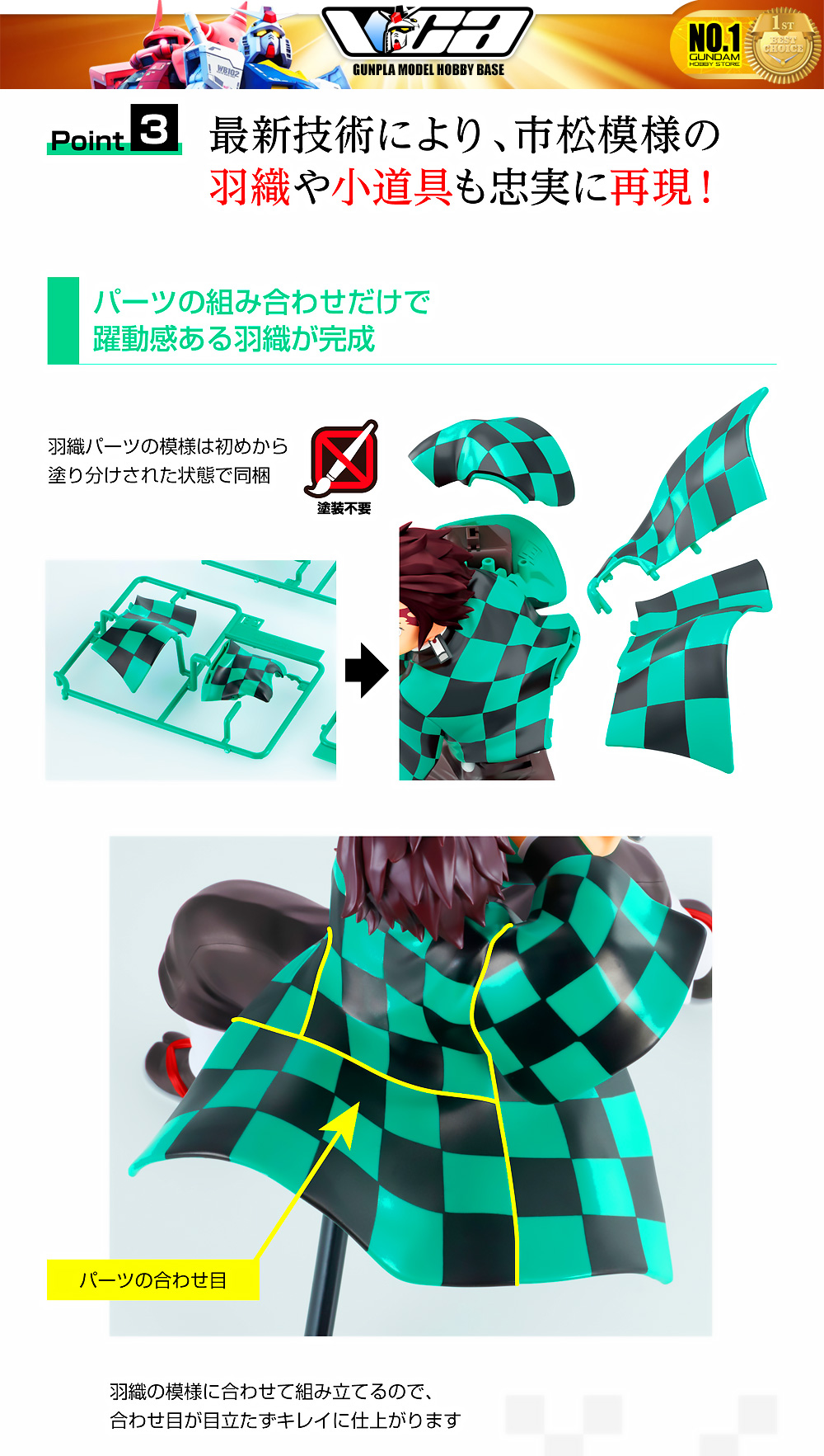 ⭐️ BANDAI DEMON SLAYER KIMENTSU NO YAIBA KAMADO TANJIRO ดาบพิฆาตอสูร ประกอบ โมเดล ของเล่น VCA GUNDAM