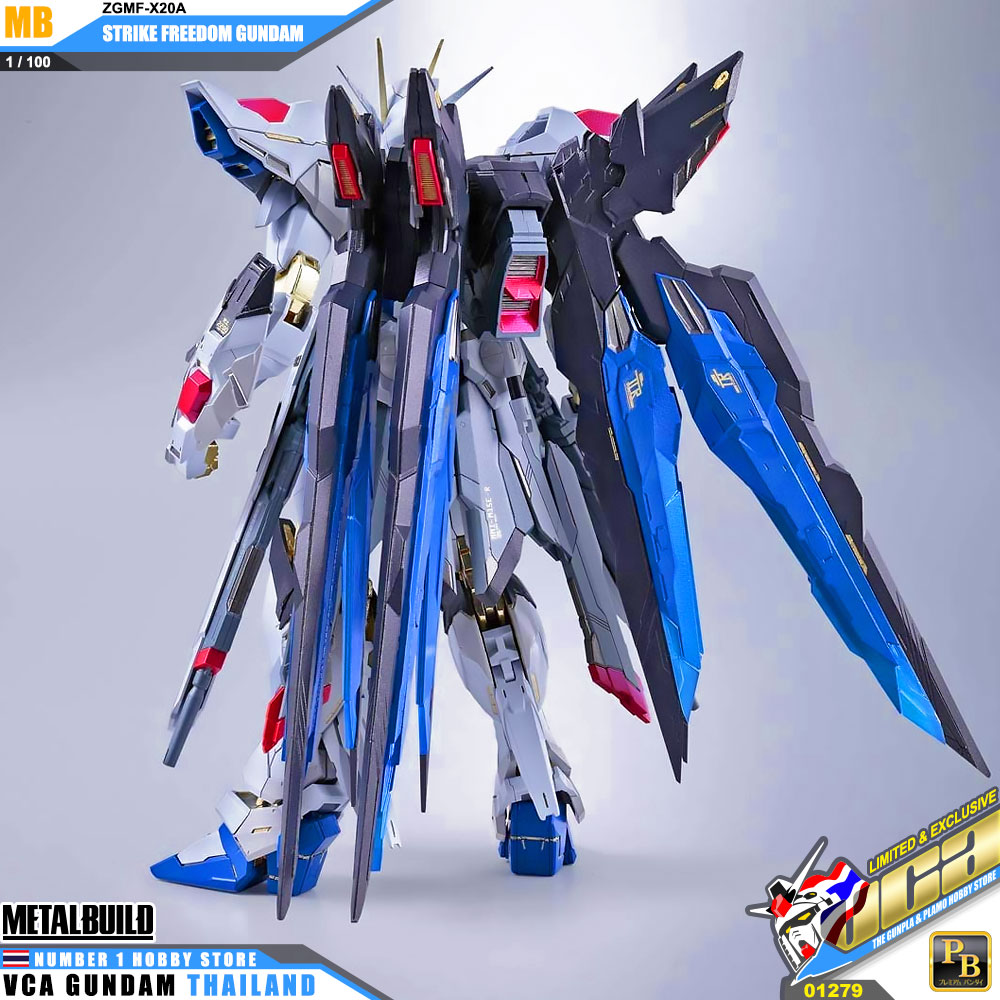 PREMIUM BANDAI TAMASHII NATIONS METAL BUILD ZGMF-X20A STRIKE FREEDOM GUNDAM FIGURE MODEL TOY กันดั้ม ฟิกเกอร์ VCA GUNDAM