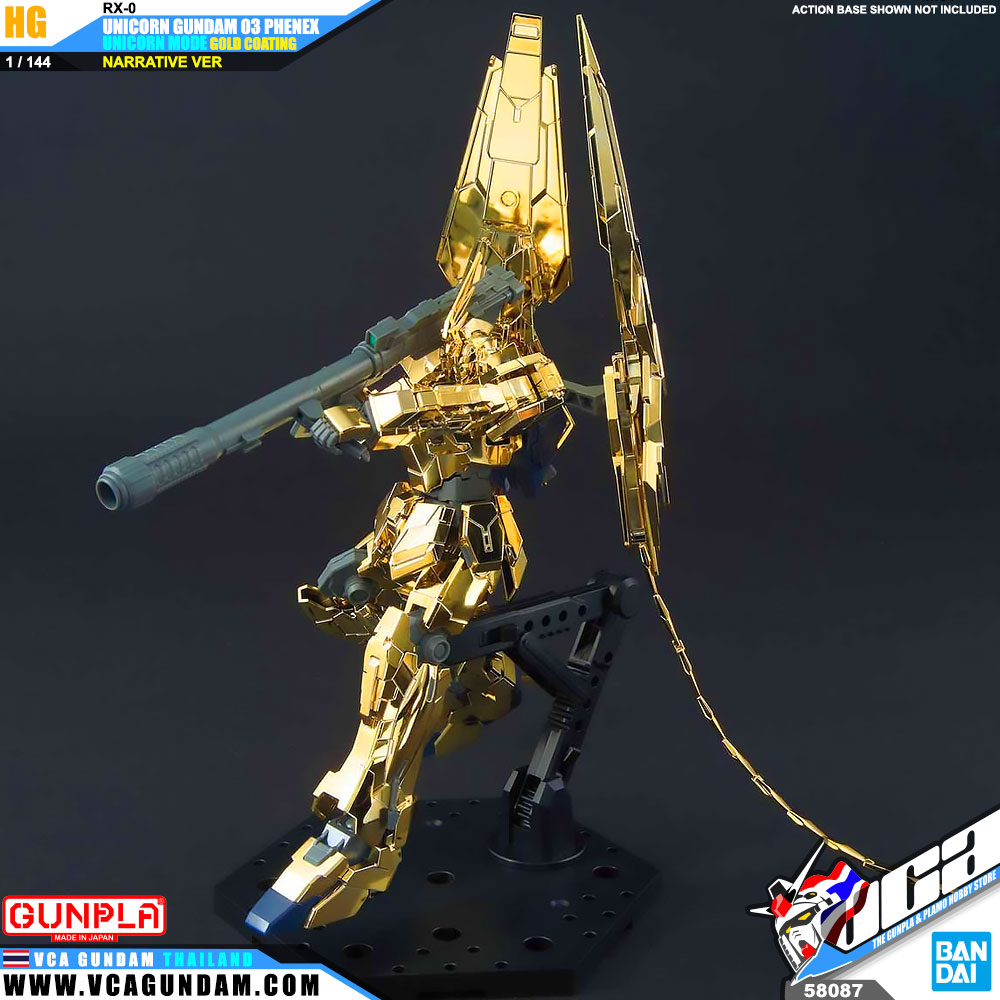 HG UNICORN GUNDAM 03 PHENEX UNICORN MODE (NARRATIVE VER) (GOLD COATING)