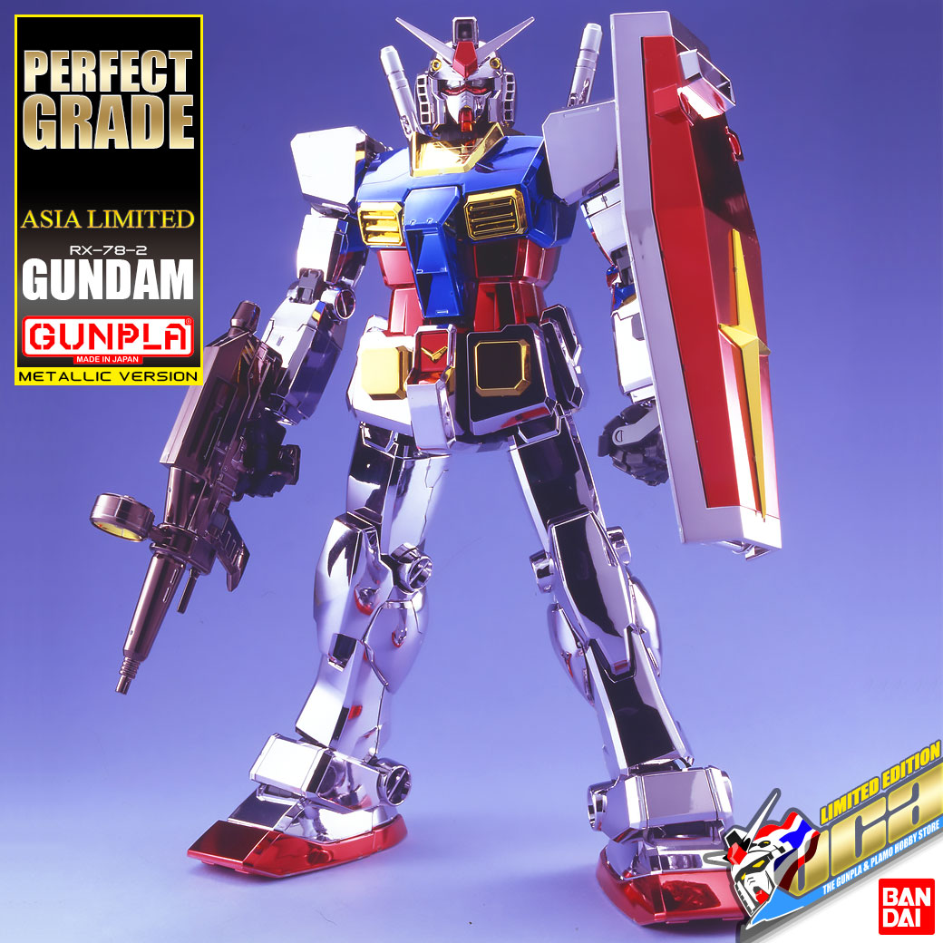 PG RX-78-2 GUNDAM (CHROME PLATED VER)