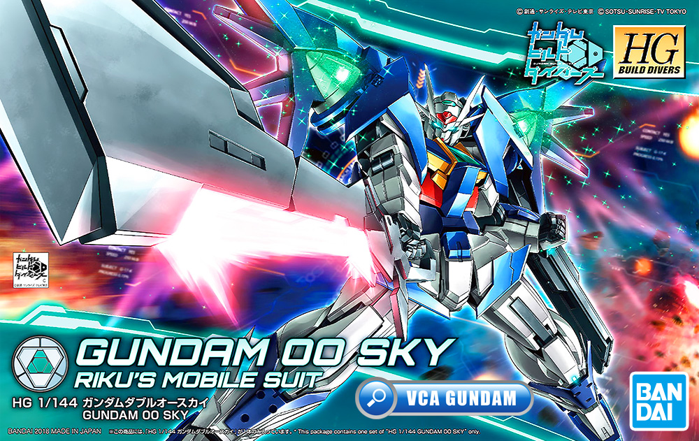 Bandai High Grade Build Divers HG GN-0000DVR/S GUNDAM 00 SKY