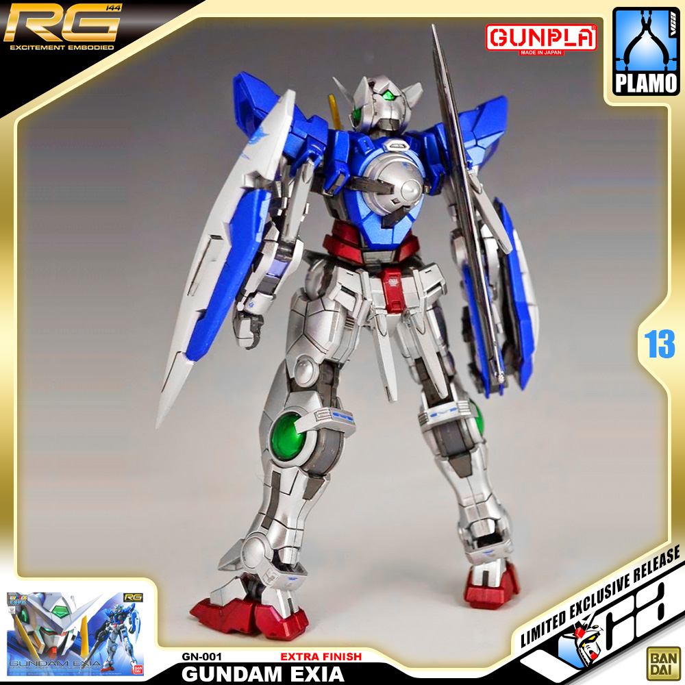 Bandai Real Grade Plastic Model Kits Series RG GN-001 GUNDAM EXIA EXTRA FINISH VERSION
