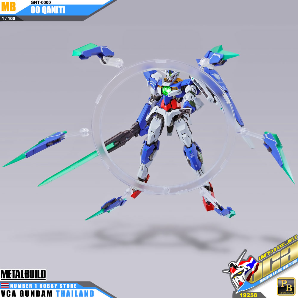 BANDAI TAMASHII NATIONS METAL BUILD GUNDAM 00 QANT กันดั้ม ฟิกเกอร์ VCA GUNDAM