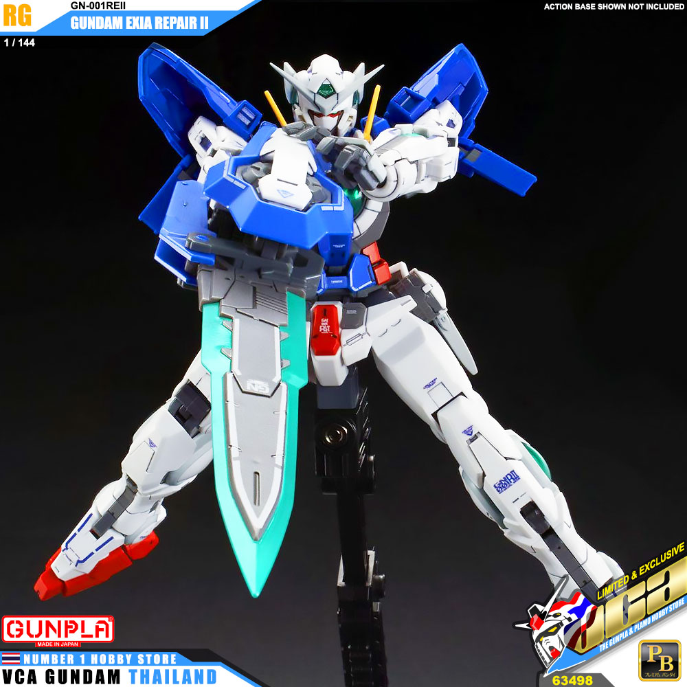 PREMIUM BANDAI GUNPLA REAL GRADE RG 1/144 GUNDAM EXIA REPAIR II 2 โมเดล กันดั้ม กันพลา VCA GUNDAM