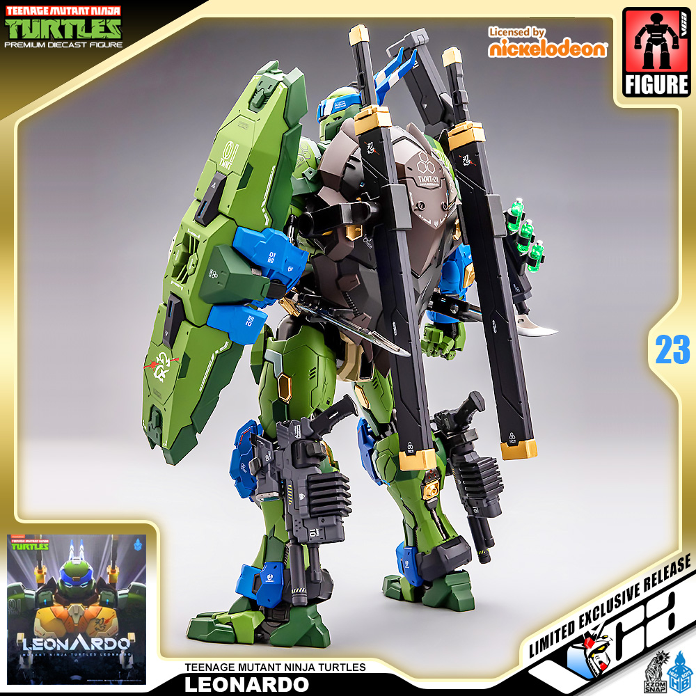 HEAT BOYS X SNAP DESIGN TMNT LEONARDO MECHA