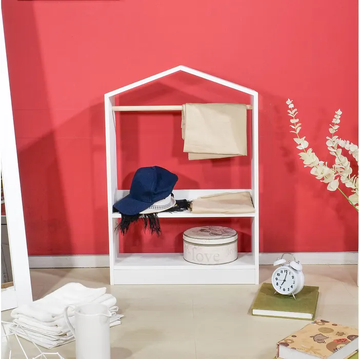 ชั้นราวแขวน ขนาด 60 ซม. รุ่น GOODDIE สีขาว