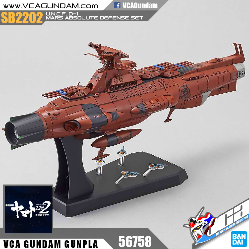 1/1000 U.N.C.F. D-1 MARS ABSOLUTE DEFENSE LINE SET