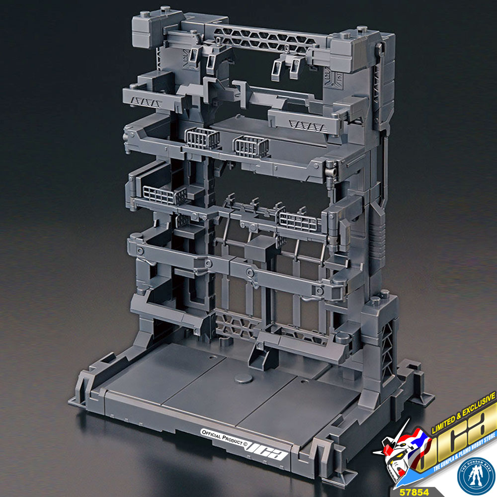 BANDAI GUNPLA THE GUNDAM BASE LIMITED MASTER GRADE MG 1/100 MS CAGE SYSTEM โมเดล กันดั้ม กันพลา VCA GUNDAM