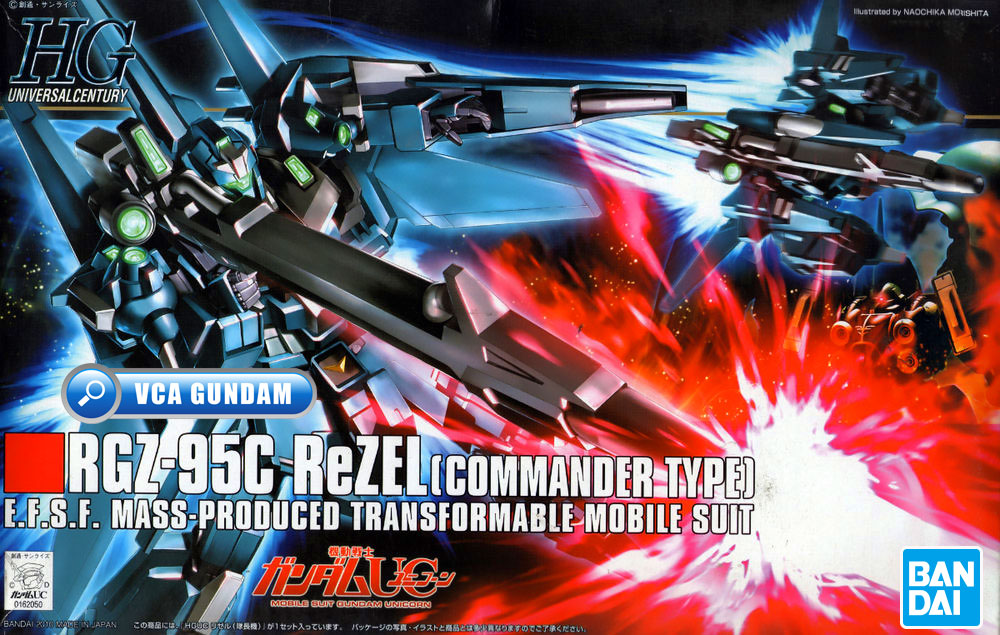 HG RGZ-95C REZEL COMMANDER TYPE เรเซล คอมแมนเดอร์