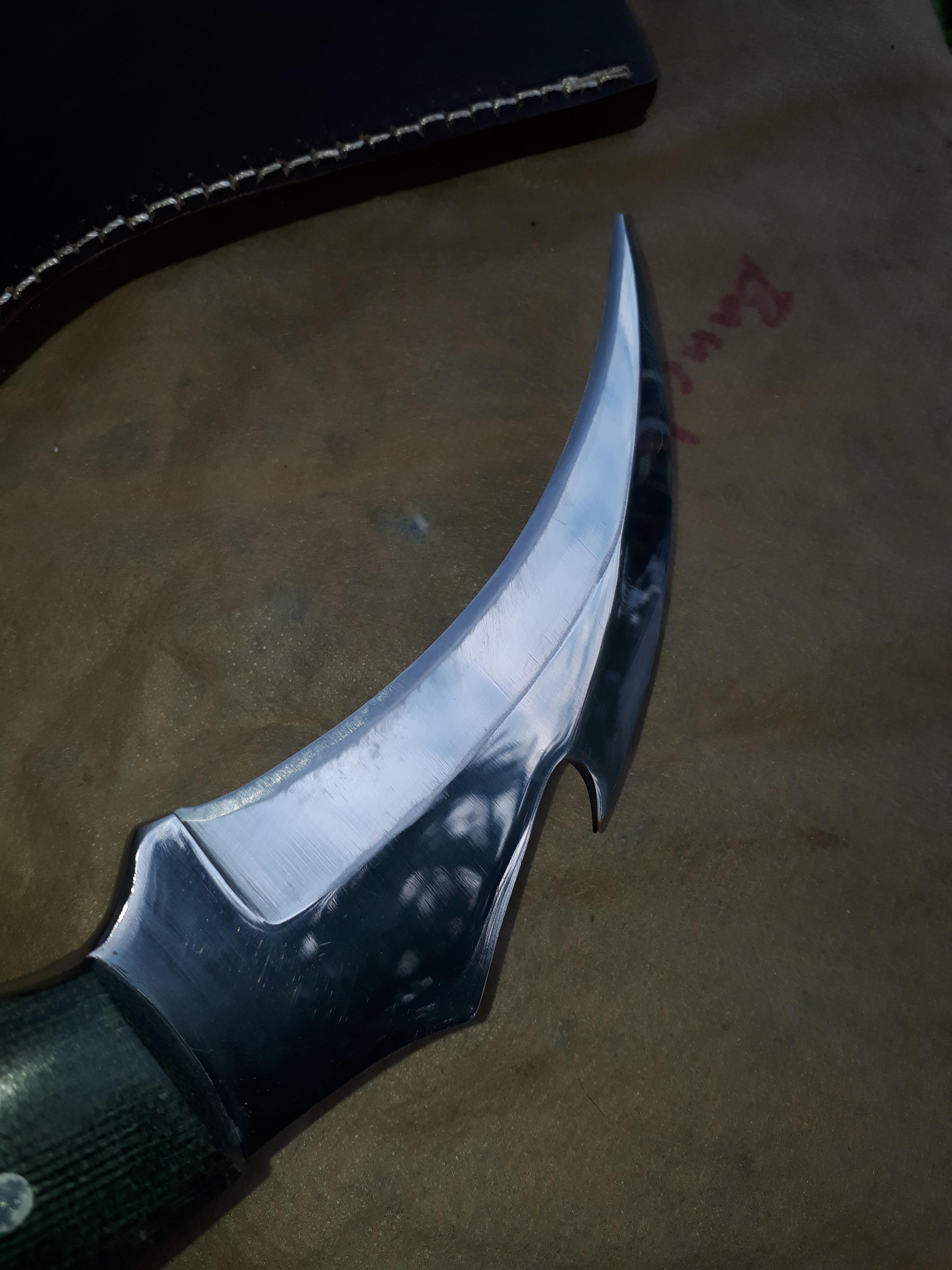 มีดKARAMBIT D2 USA. 227 MICARTA HANDLE