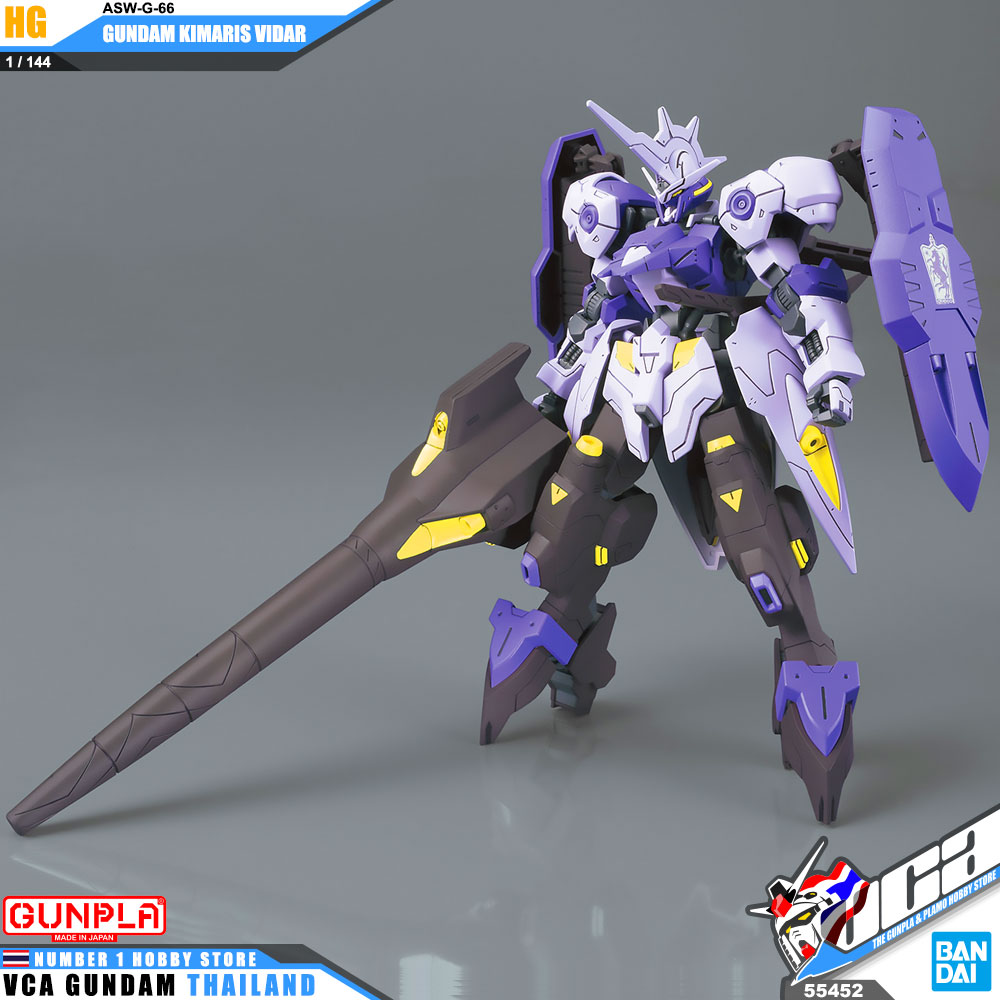 BANDAI GUNPLA HIGH GRADE HG 1/144 GUNDAM KIMARIS VIDAR โมเดล กันดั้ม กันพลา VCA GUNDAM