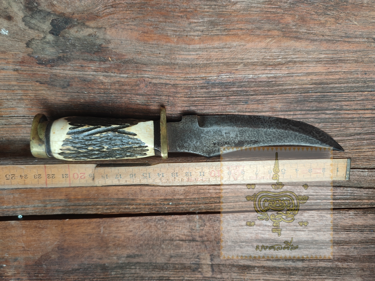 มีดโบวี่ ด้ามเขากวาง งานญี่ปุ่น