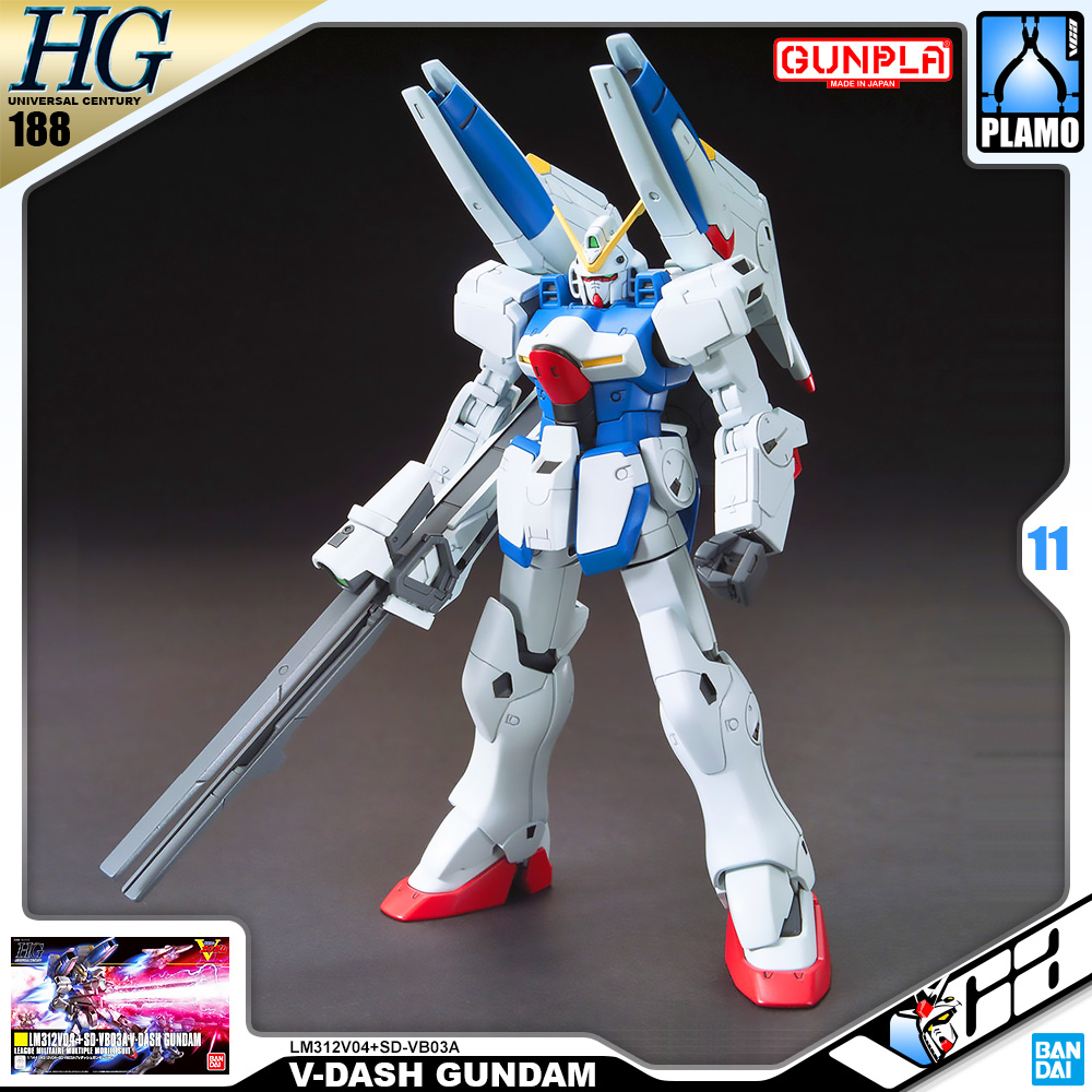 ⭐️ BANDAI GUNPLA HIGH GRADE UNIVERSAL CENTURY HGUC HG 1/144 VDASH V DASH V-DASH GUNDAM ประกอบ หุ่นยนต์ โมเดล กันดั้ม กันพลา ของเล่น VCA GUNDAM