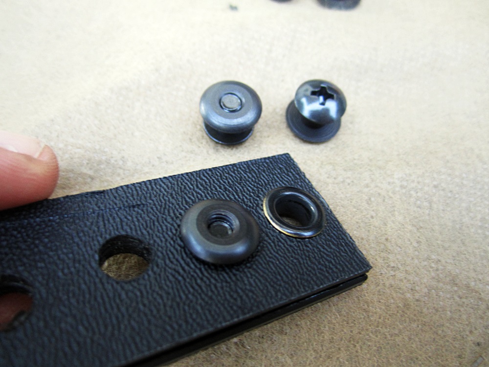 DIY Kydex Holster 3/16" Steel, 8-32, Plain Head Binding Post, (10 ชุด)