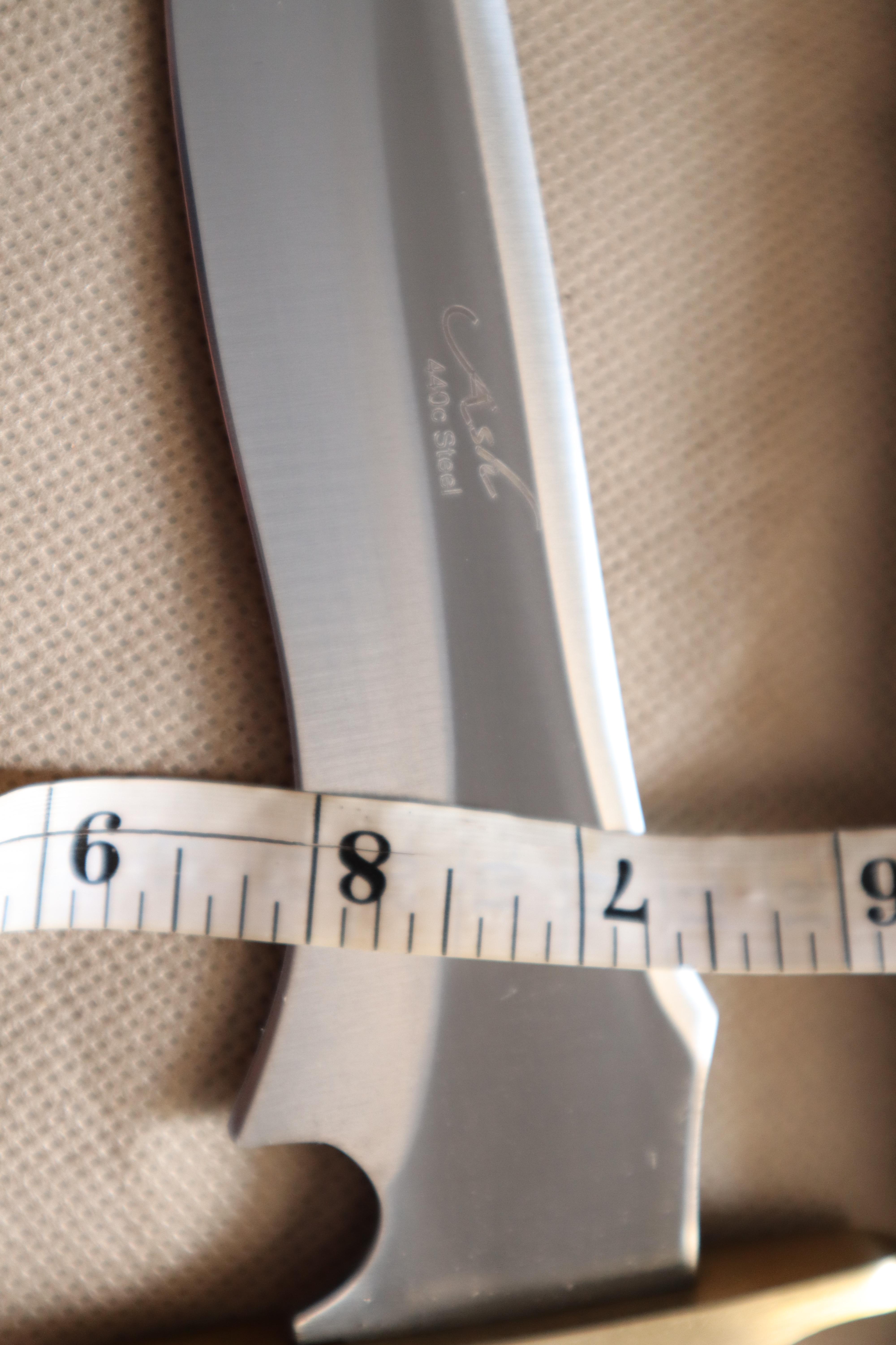 มีดใบตาย เหล็ก 440c ASH (B95)