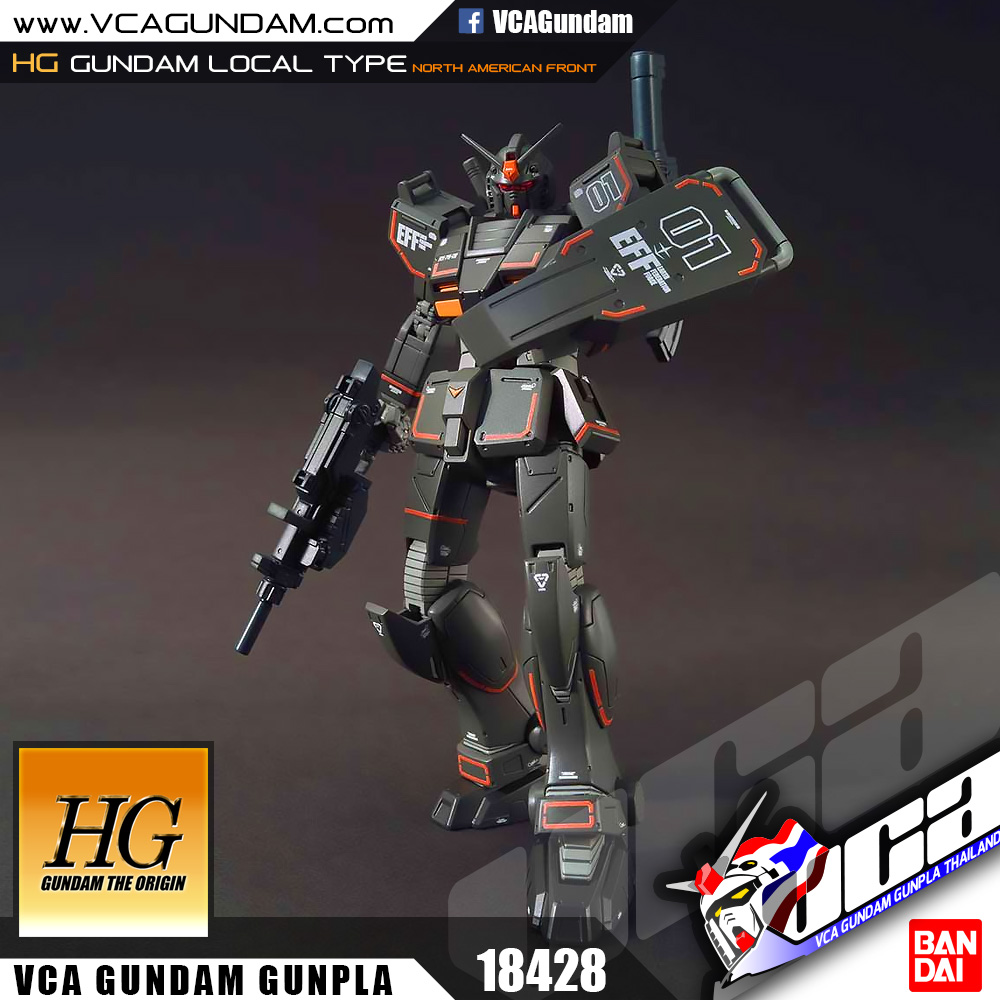 HG GUNDAM LOCAL TYPE (NORTH AMERICAN FRONT) กันดั้ม โลคอล ไทป์ นอร์ธ อเมริกา ฟร้อนต์