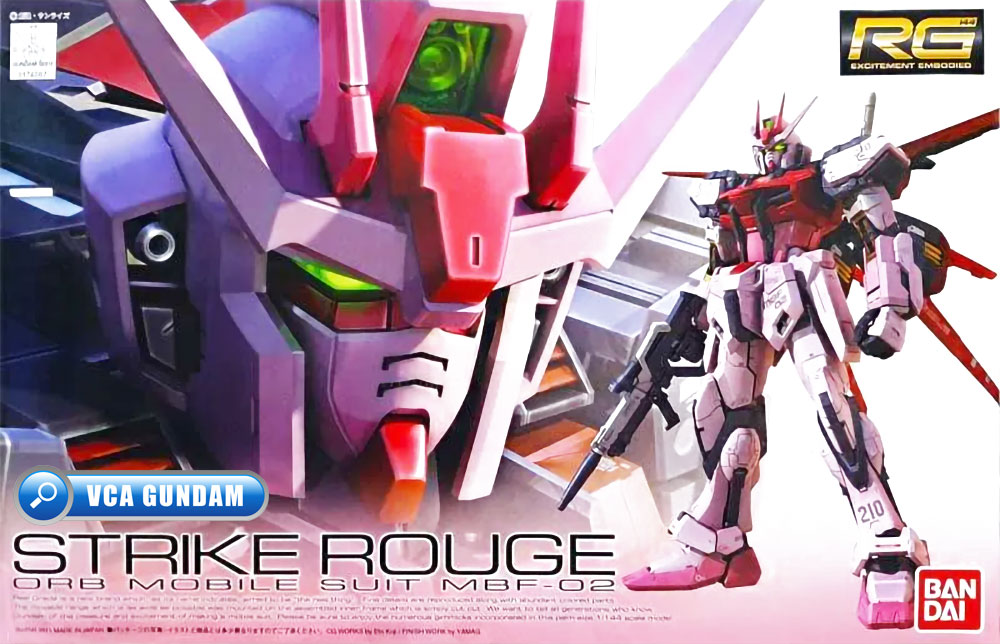 BANDAI GUNPLA EXPO REAL GRADE RG 1/144 MBF-02 STRIKE ROUGE โมเดล กันดั้ม กันพลา VCA GUNDAM