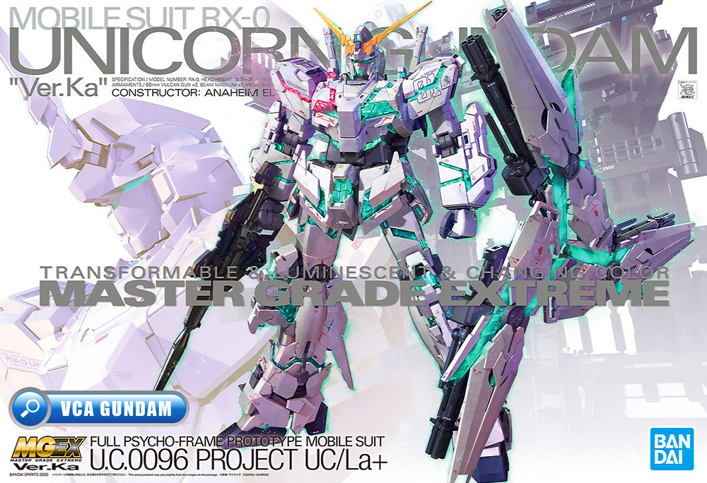 Bandai MGEX RX-0 UNICORN GUNDAM VER KA ยูนิคอร์น กันดั้ม