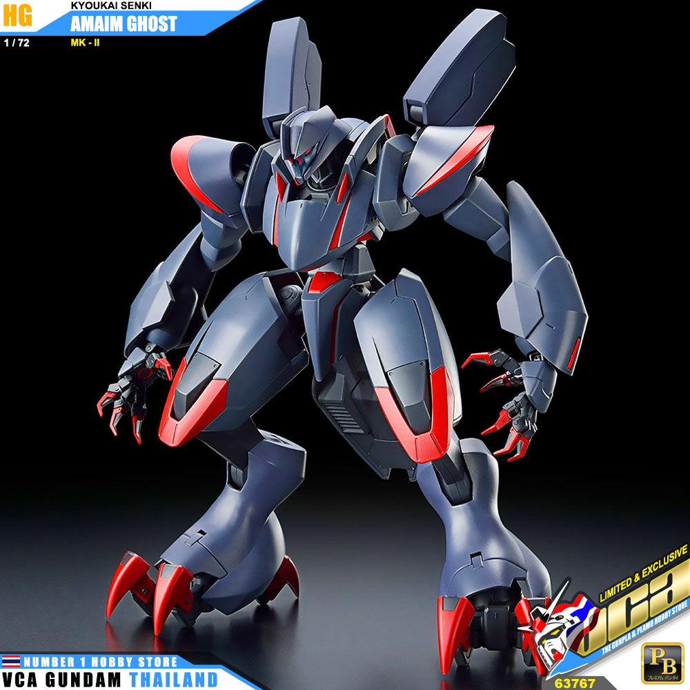 PREMIUM BANDAI KYOUKAI SENKI HIGH GRADE HG 1/72 AMAIM GHOST MK-II MK II MK2 MARK 2 โมเดล นักสู้เขตแดน VCA GUNDAM