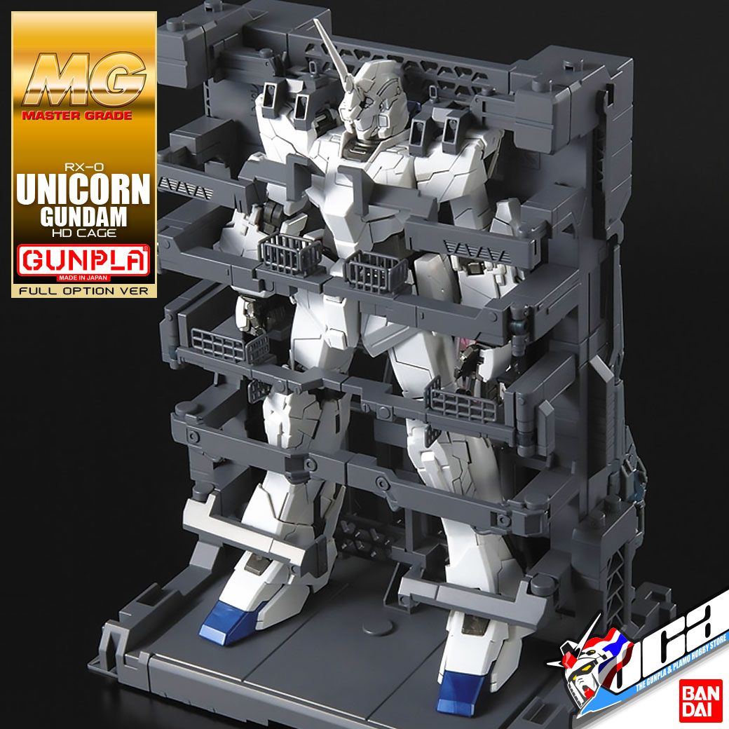 MG UNICORN GUNDAM HD COLOR + MS CAGE