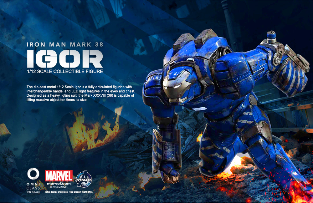 COMICAVE 1/12 IRON MAN MARK XXXVIII ไอรอนแมน Mark 38