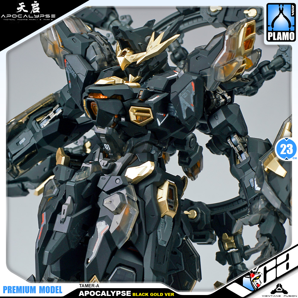 Vientiane Fusion 万象聚变 Apocalypse 天启 Black Gold Ver Metal Build Structure Model Action Figure Kit VCA Gundam Thailand