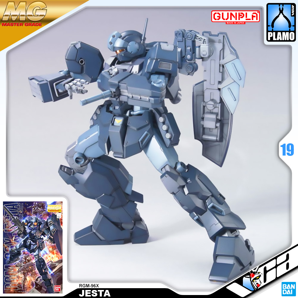 ⭐️ BANDAI GUNPLA MASTER GRADE MG 1/100 RGM-96X JESTA ประกอบ หุ่นยนต์ โมเดล กันดั้ม กันพลา ของเล่น VCA GUNDAM