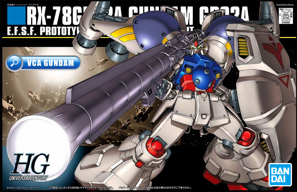 HG RX-78GP02A GUNDAM GP02A กันดั้ม GP02A