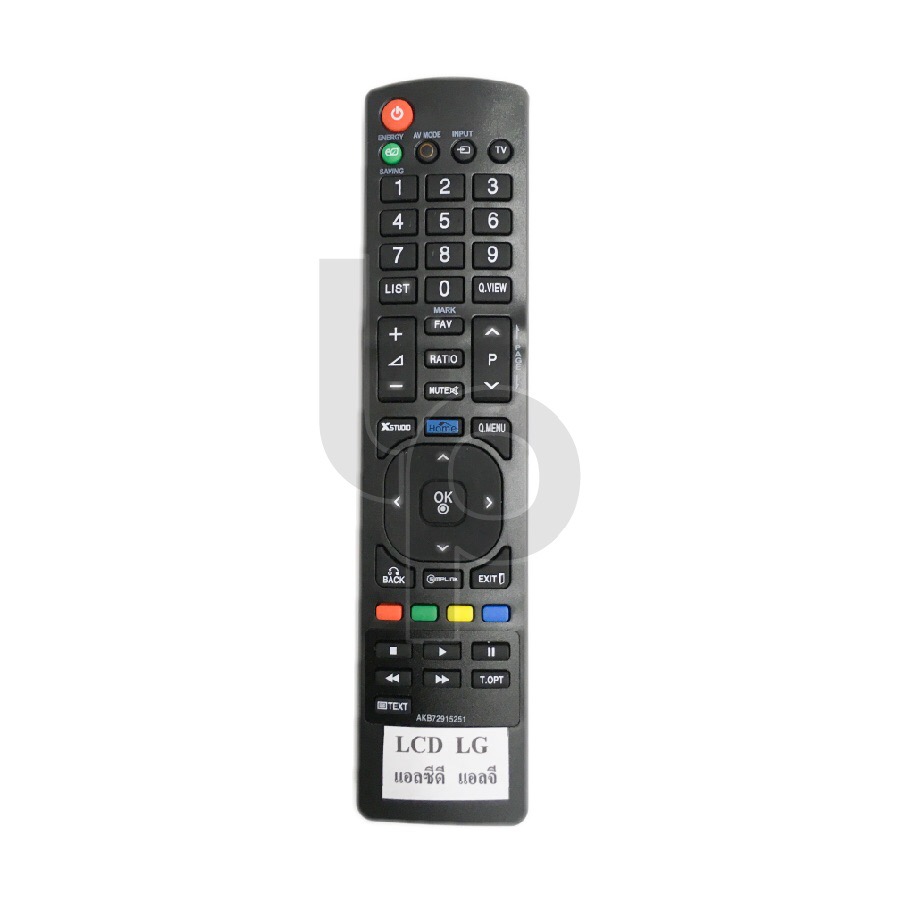 รีโมทTV LCD/LED ยี่ห้อ LG รุ่น AKB72915251