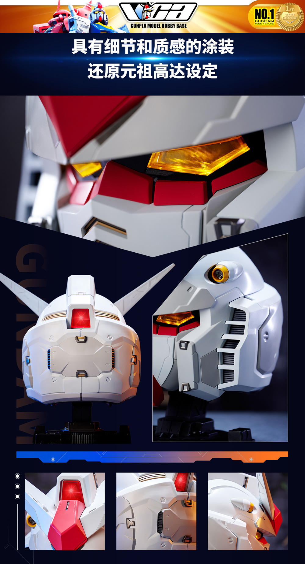 Bandai Namco x BN Head Collection RX-78-2 GUNDAM