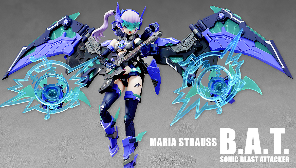 Nuke Matrix Cyber Forest Fantasy Girls B.A.T. Sonic Blast Attacker Maria Strauss Armor Girl Plastic Model Action Figure Toy Kit VCA Gundam Singapore