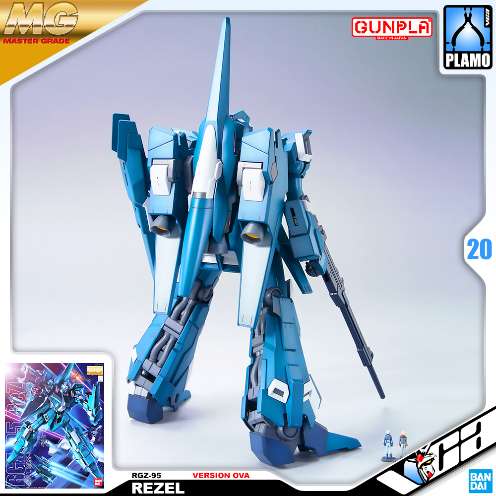 ⭐️ BANDAI GUNPLA MASTER GRADE MG 1/100 RGZ-95 REZEL VER OVA ประกอบ หุ่นยนต์ โมเดล กันดั้ม กันพลา ของเล่น VCA GUNDAM