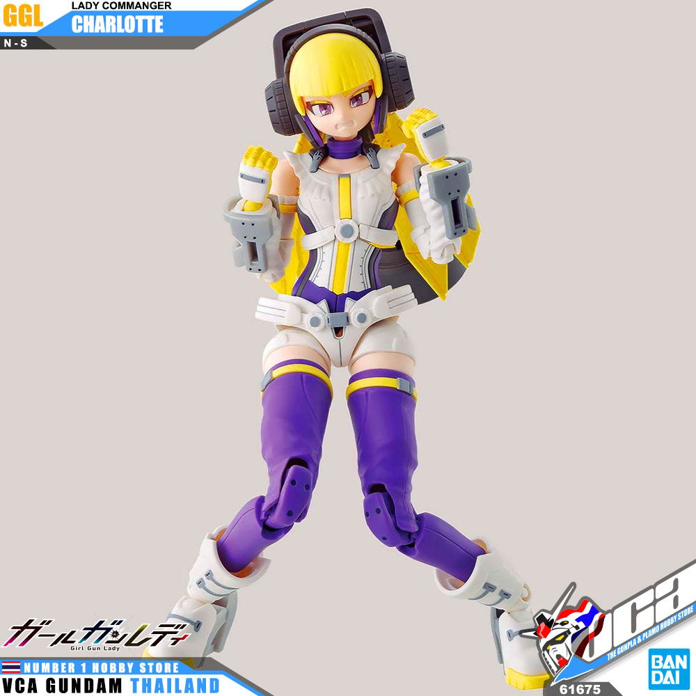 BANDAI GIRL GUNN LADY COMMANDER CHARLOTTE โมเดล VCA GUNDAM