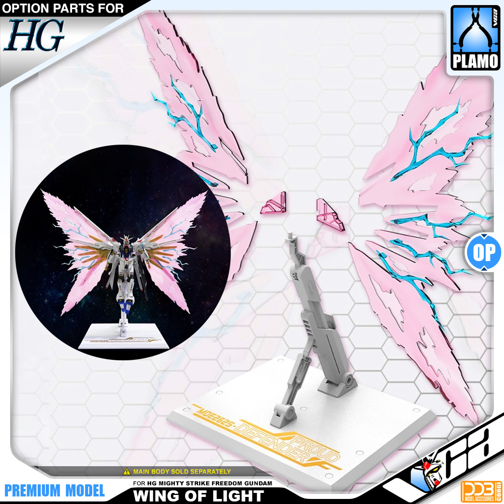 WINGS OF LIGHT FOR HG MIGHTY STRIKE FREEDOM GUNDAM