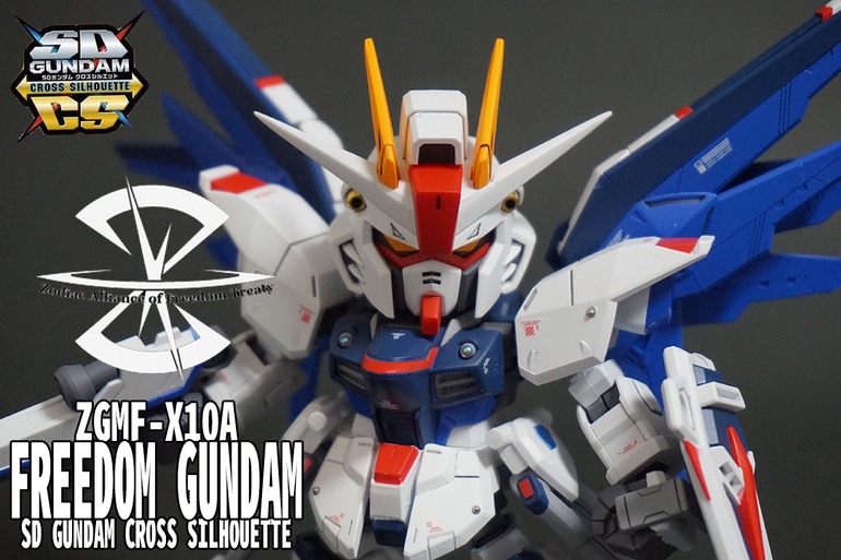 Painted Build : SDCS FREEDOM GUNDAM + CS FRAME by yoh0919