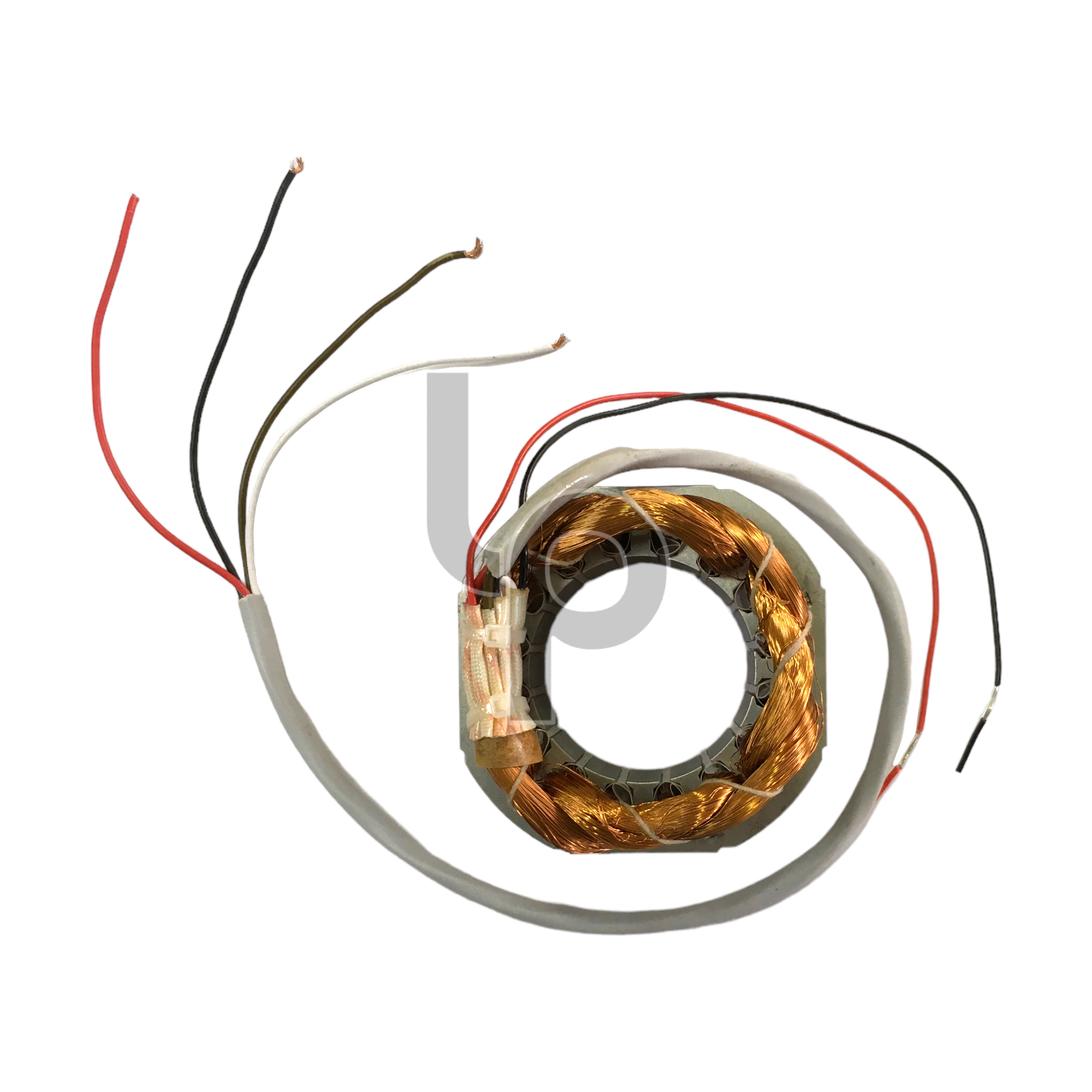 มอเตอร์ขดลวดพัดลม,ทุ่นพัดลม ฮาตาริ ขนาด 18 นิ้ว ทองแดงแท้ 30 mm. รุ่นใหม่ 8 เหลี่ยม รูใน 46mm.