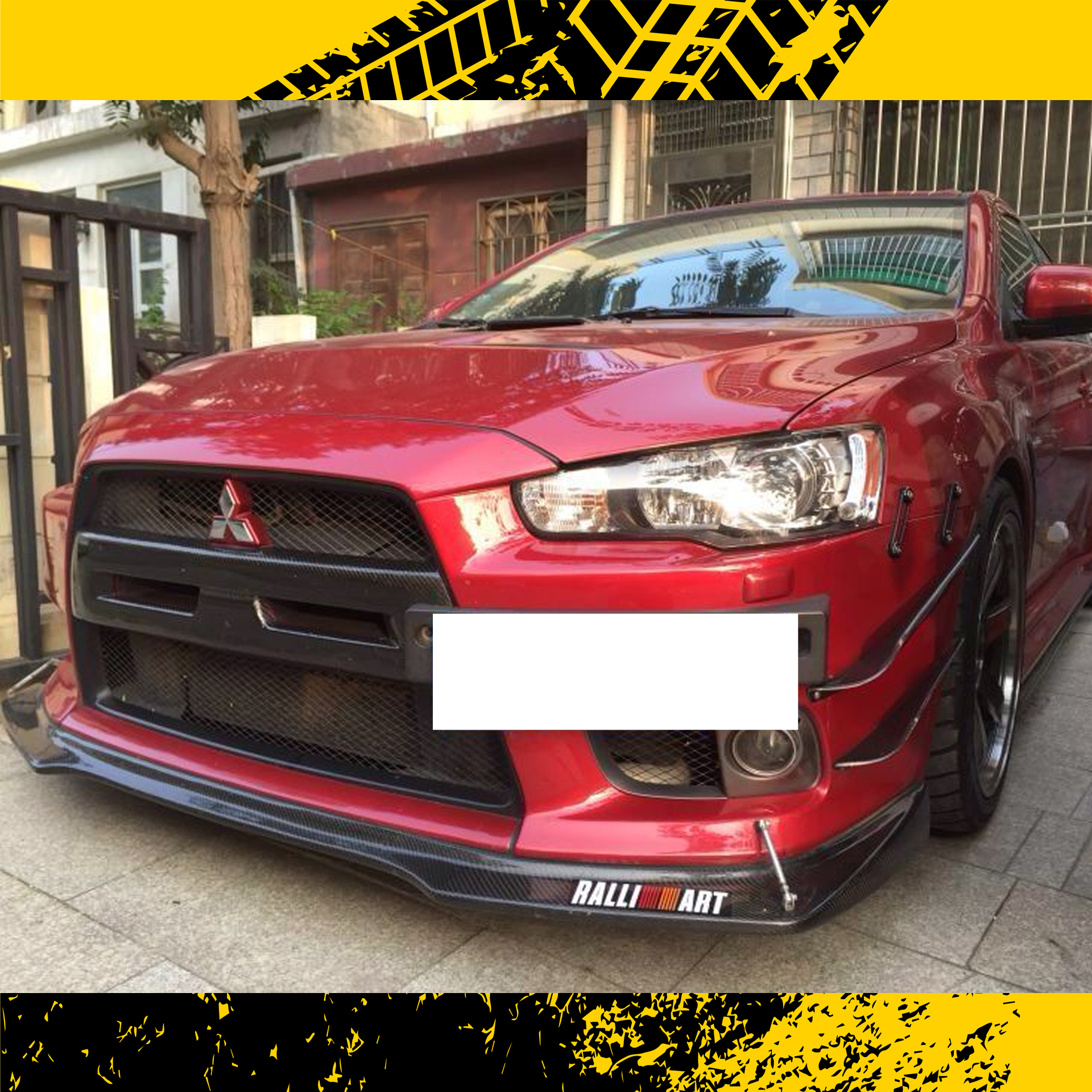 (A033) ชุดขายึดพยุงสปอยเลอร์ ลิ้นหน้า Wingหลัง