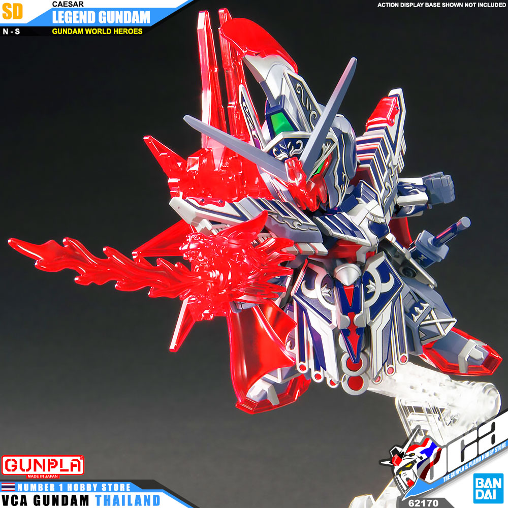 BANDAI GUNPLA SD GUNDAM WORLD HEROES SDW CAESAR LEGEND GUNDAM โมเดล กันดั้ม กันพลา VCA GUNDAM