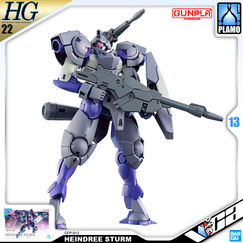 Bandai High Grade The Witch From Mercury HG 1/144 Heindree Sturm Plastic Model Kit Toy VCA Gundam