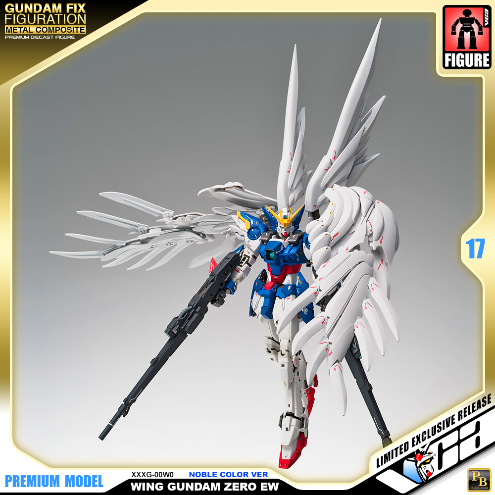 Bandai Gundam Fix Figuration Metal Composite GFFMC XXXG-00W0 WING GUNDAM ZERO EW NOBLE COLOR VERSION