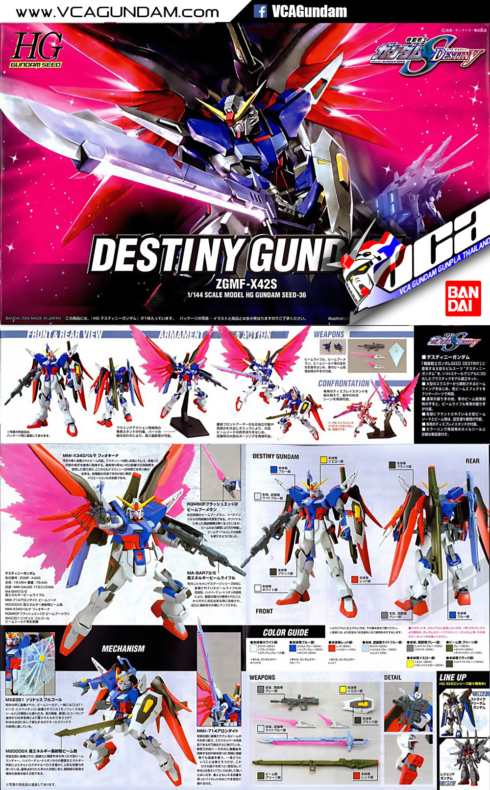 HG DESTINY GUNDAM เดสทินี กันดั้ม