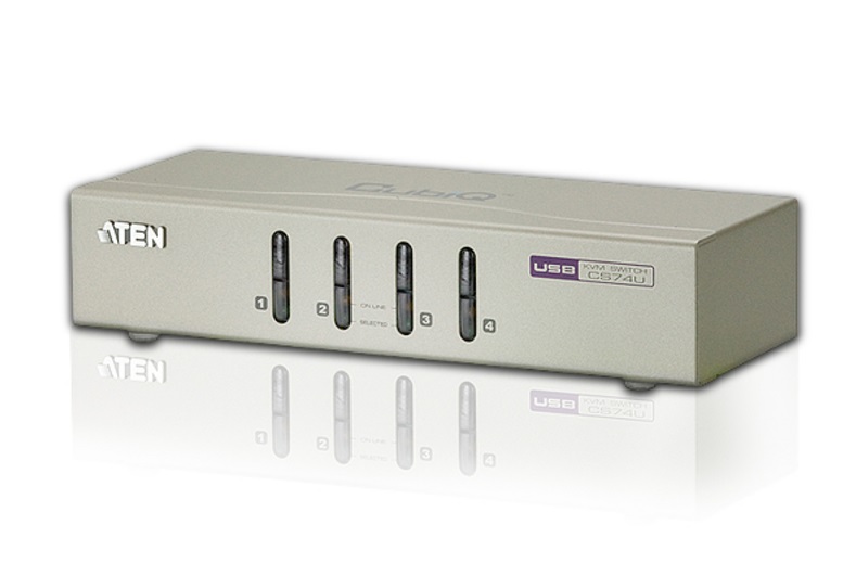 ATEN รุ่น CS74U (4 PORT USB KVM SWITCH WITH AUDIO)