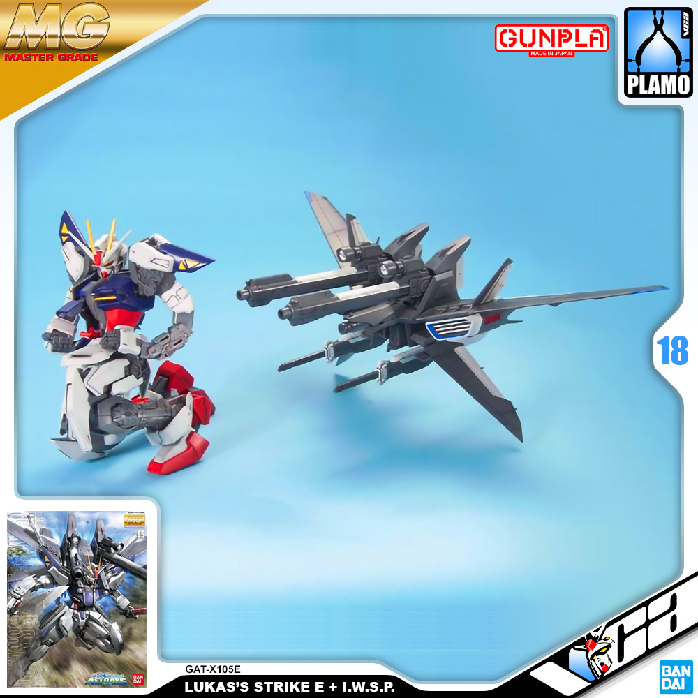 Master Grade Plastic Model Kits Series MG GAT-X105E+AQM/E-M1 Strike E + I.W.S.P.