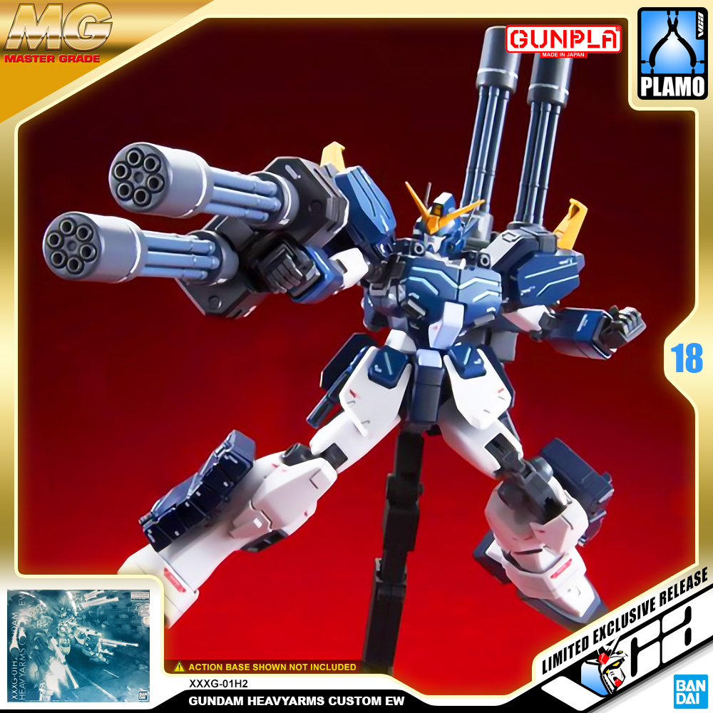 ⭐️ PREMIUM BANDAI PB GUNPLA MASTER GRADE MG 1/100 GUNDAM HEAVYARMS CUSTOM EW ประกอบ หุ่นยนต์ โมเดล กันดั้ม กันพลา ของเล่น VCA GUNDAM