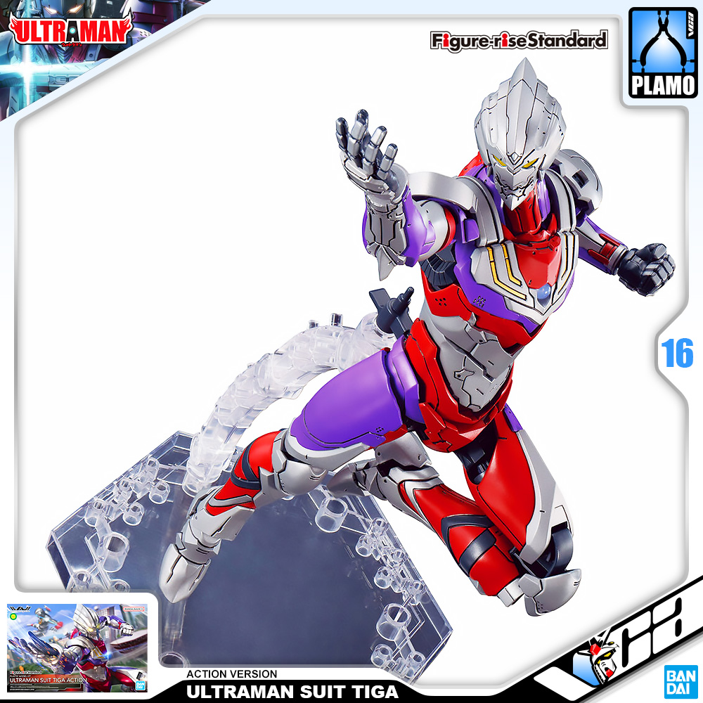 ⭐️ BANDAI FIGURE-RISE STANDARD 1/12 ULTRAMAN SUIT TIGA ACTION FIGURE RISE อุลตร้าแมน ประกอบ โมเดล ของเล่น VCA GUNDAM