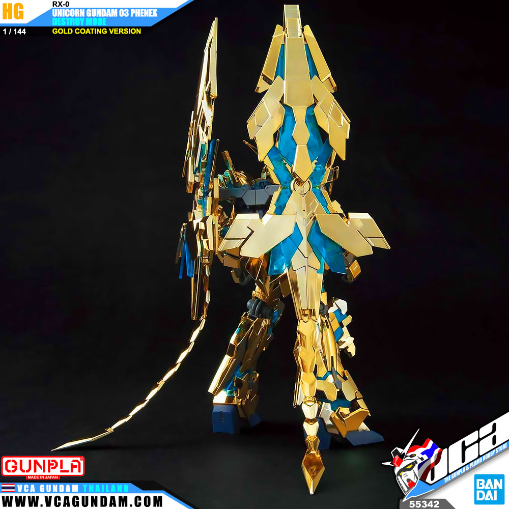 HG UNICORN GUNDAM 03 PHENEX DES.MODE (NARRATIVE VER) (GOLD COATING) ยูนิคอร์น กันดั้ม 03 ฟีนิกซ์